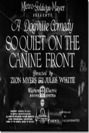 Poster So Quiet on the Canine Front 1931