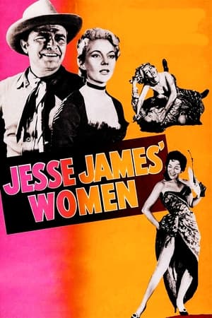 Poster Jesse James' Women 1954