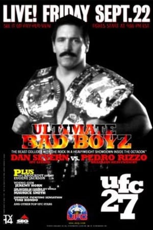 Poster UFC 27: Ultimate Bad Boyz 2000