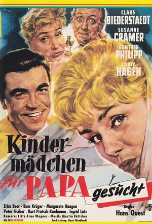 Poster Kindermädchen für Papa gesucht (1957)