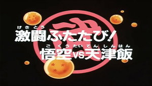 Dragon Ball - Dragon Ball - Saison 1 - Sangoku contre Tenshinhan, deuxième rencontre - image n°1