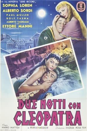Poster Due notti con Cleopatra 1954