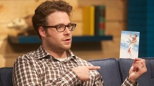 Comedy Bang! Bang! Seth Rogen Wears a Plaid Shirt & Brown Pants