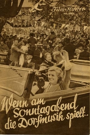 Poster Wenn am Sonntagabend die Dorfmusik spielt (1933)