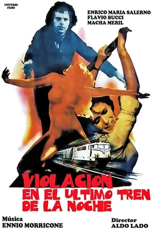 Poster Violación en el último tren de la noche 1975