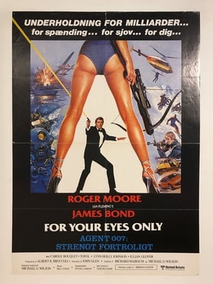 Poster James Bond: Agent 007 - Strengt Fortroligt 1981