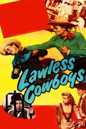 Poster Lawless Cowboys 1951