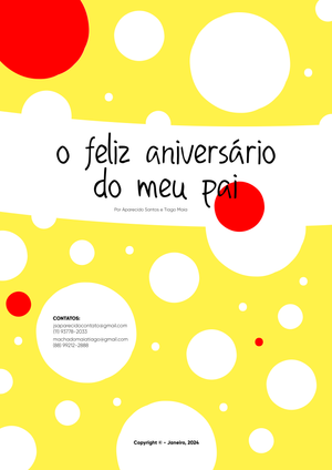 O feliz aniversário do meu pai