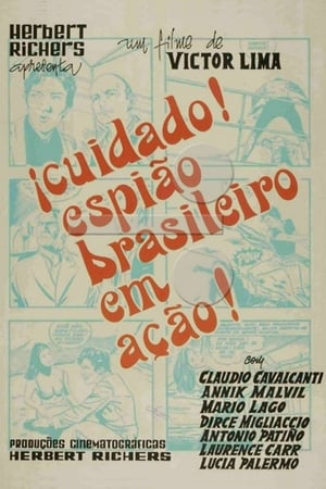 Poster Cuidado! Espião Brasileiro em Ação! 1966