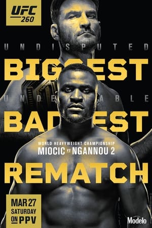 Poster UFC 260: Miocic vs. Ngannou 2 2021