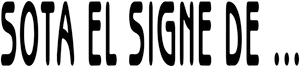 Sota el signe de... — Logos 1