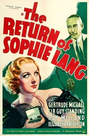 The Return of Sophie Lang poster