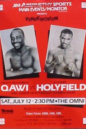 Poster Dwight Muhammad Qawi vs. Evander Holyfield (1986)