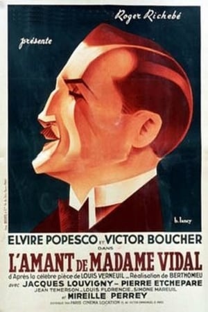 Poster L'Amant de Madame Vidal (1936)