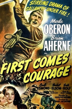 First Comes Courage poster