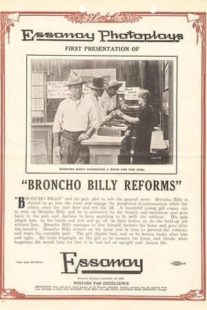 Poster Broncho Billy Reforms (1913)