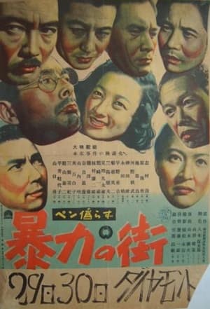 Poster 暴力の街 1950