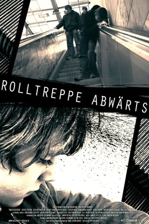 Rolltreppe abwärts poster