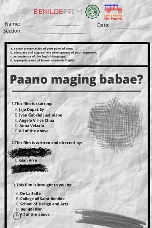 Poster Paano Maging Babae? 2020