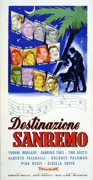 Poster Destinazione Sanremo (1959)