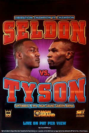 Poster Mike Tyson vs Bruce Seldon 1996
