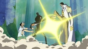 Image Admiral Kizaru's Fierce Assault! The Straw Hats Face Certain Death!