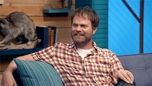 Image Rainn Wilson Wears a Short Sleeved Plaid Shirt & Colorful Sneakers