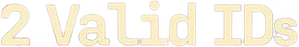 2 Valid IDs - Logo