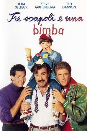 Poster Tre scapoli e una bimba 1990