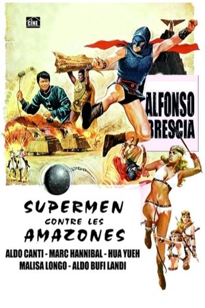 Poster Supermen contre les Amazones 1974