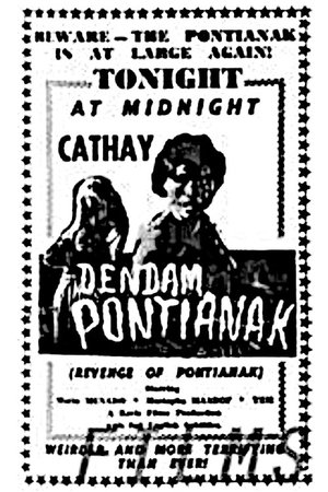 Poster Revenge of Pontianak (1957)