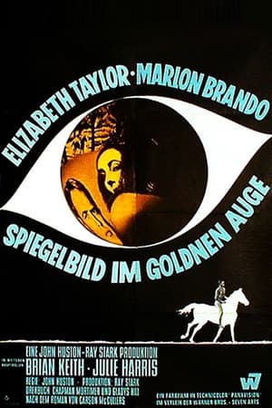 Poster Spiegelbild im goldenen Auge 1967