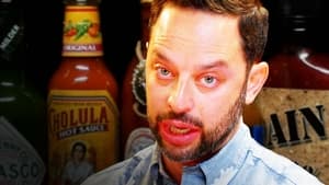 Hot Ones Nick Kroll Delivers a PSA While Eating Spicy Wings