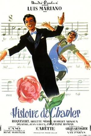 Poster Histoire de chanter 1947