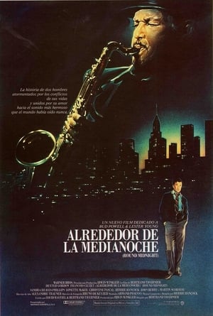 Poster Alrededor de la medianoche 1986