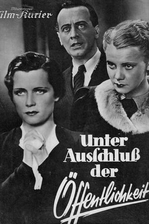 Poster Unter Ausschluß der Öffentlichkeit (1937)