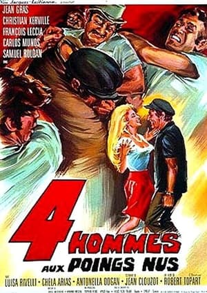 Poster Quatre hommes aux poings nus 1970