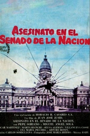 Poster Asesinato en el Senado de la Nación 1984