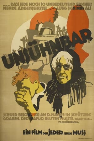 Poster Unsühnbar (1917)
