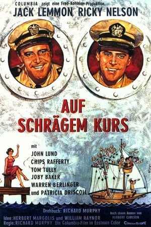 Poster Auf schrägem Kurs 1960