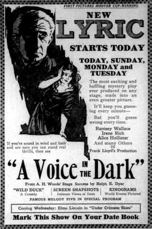 Poster A Voice in the Dark (1921)