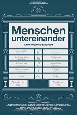 Poster Menschen untereinander 1926