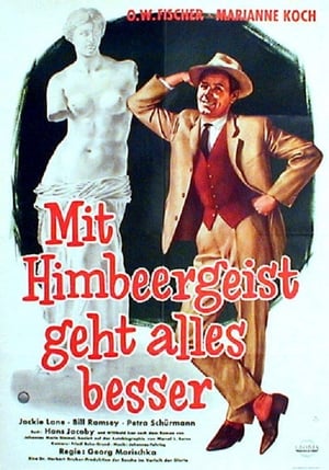 Poster Mit Himbeergeist geht alles besser 1960