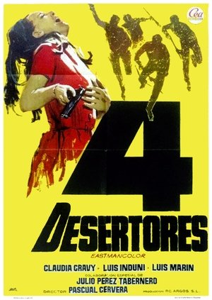 Poster Cuatro desertores 1970