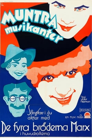 Poster Muntra musikanter 1930