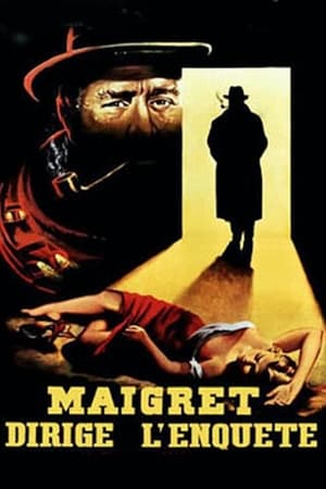 Poster Maigret dirige l'enquête 1956