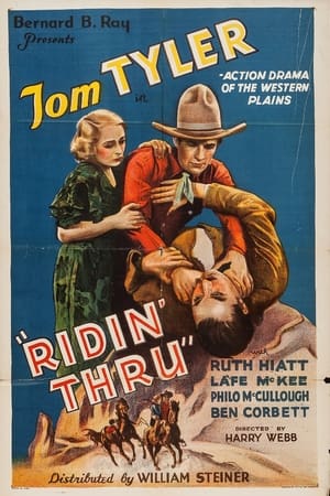 Poster Ridin' Thru (1934)