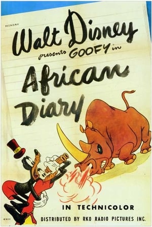 Poster Гуфи: Африканский дневник 1945