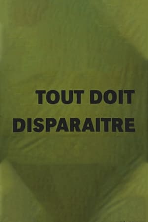 Poster Tout doit disparaître (1996)