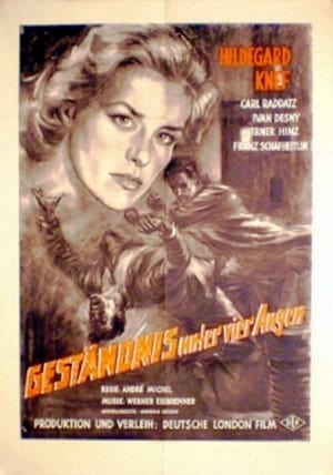 Poster Confession Under Four Eyes 1954
